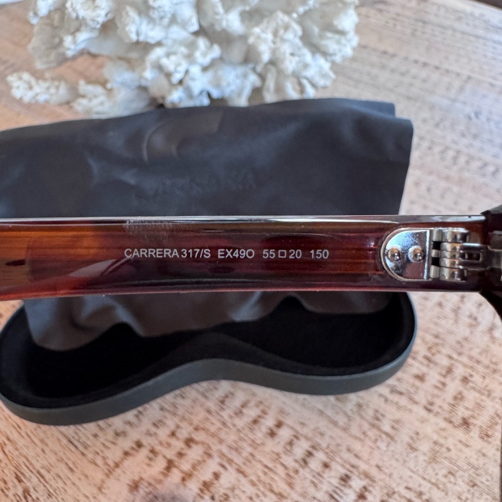 Carrera Brown Tortoise Oversized Square Sunglasses - Picture 5 of 5